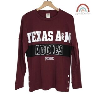 Victoria’s Secret Pink Texas A&M University Aggies Fleece Oversized Sweater